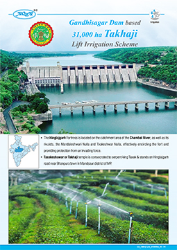 MPWRD_Gandhisagar Dam based 31,000 ha Takhaji Lift Irrigation Scheme_Irrigation_AVT / ARS