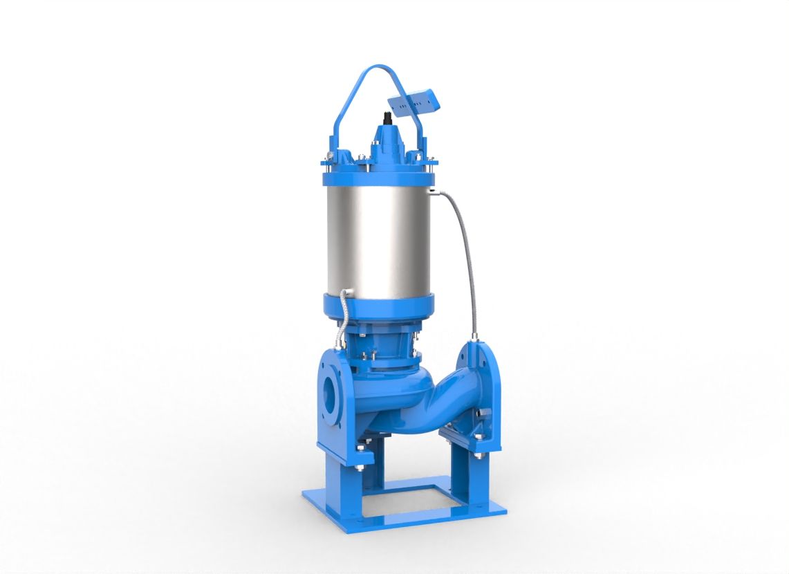 InLine, Dry Installed, Flood Proof (Fully Immersible IP68); Double Suction, Pressure Booster Pumpsets for Water Supply Pipelines