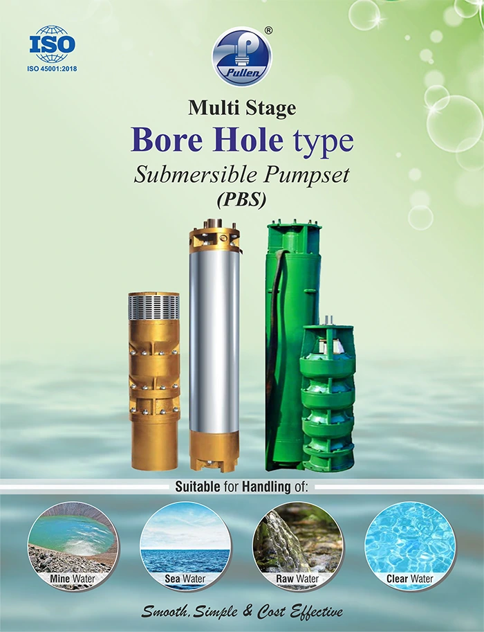ABS / ABMS : Multi Stage Bore Hole type Multi Stage Submersible Pumpsets